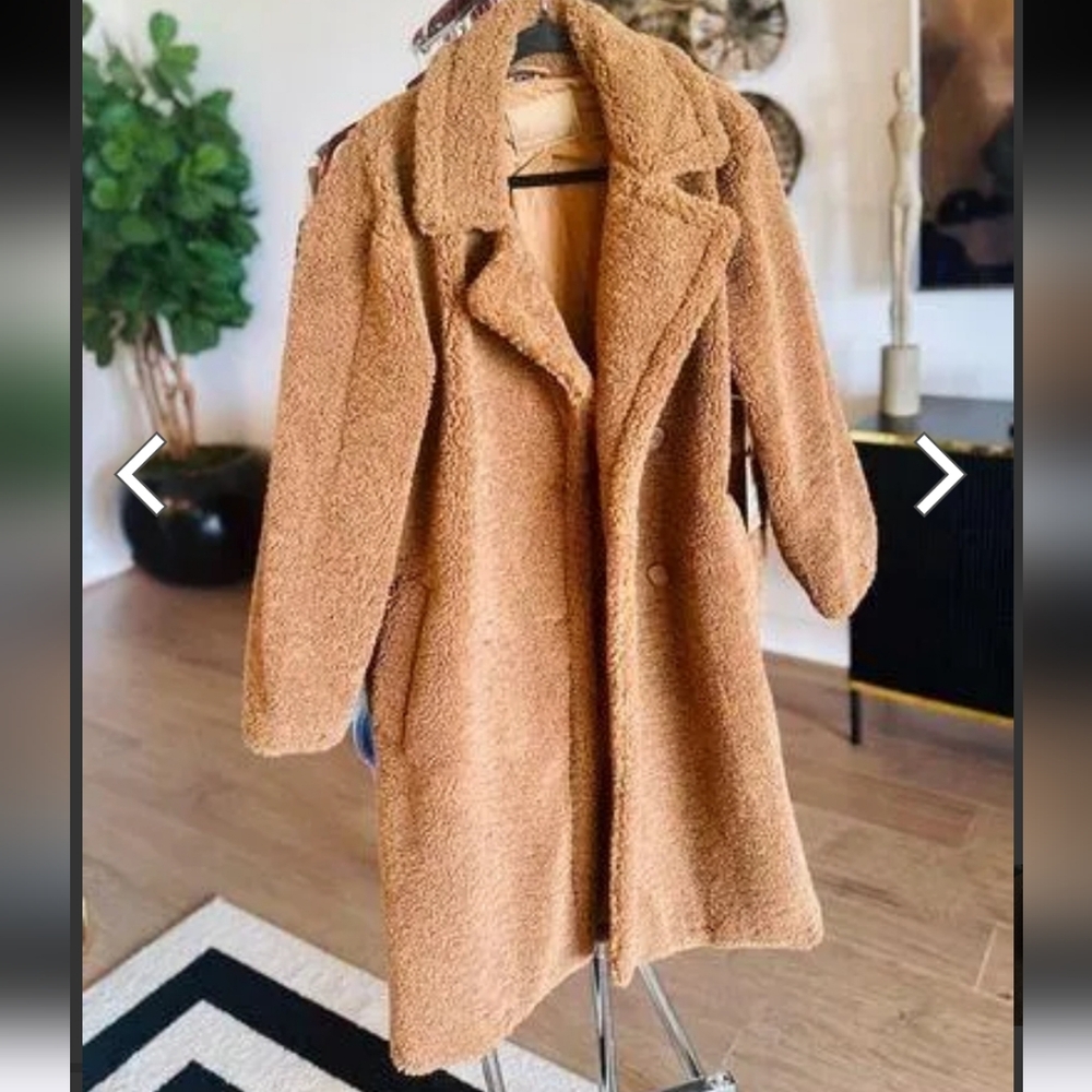 Bear paw Sherpa teddy bear coat